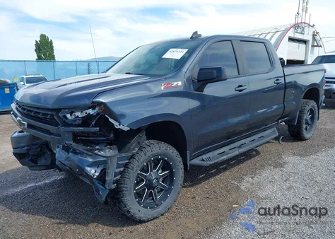 2022 Chevrolet Silverado Ltd K1500 Rst z USA, uszkodzony, nr VIN 1GCUYEEL7NZ156145